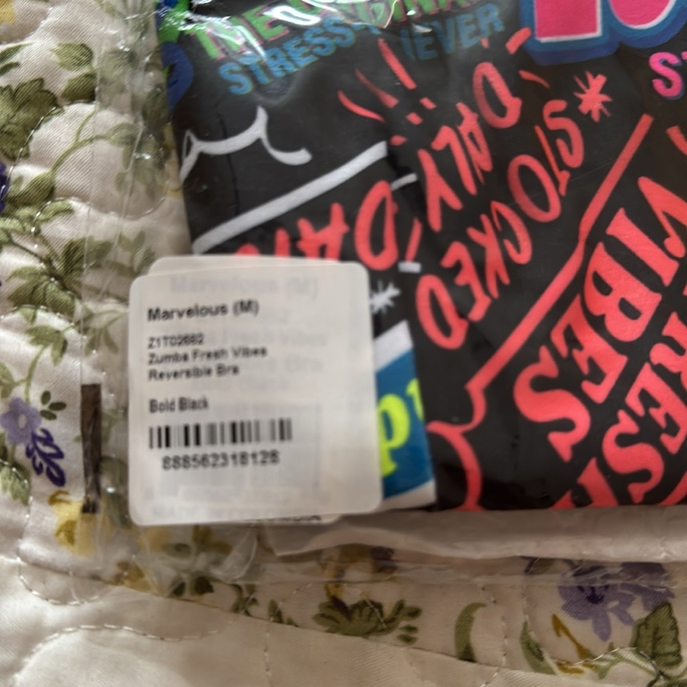 Zumba M bra NWT - Picture 2 of 3